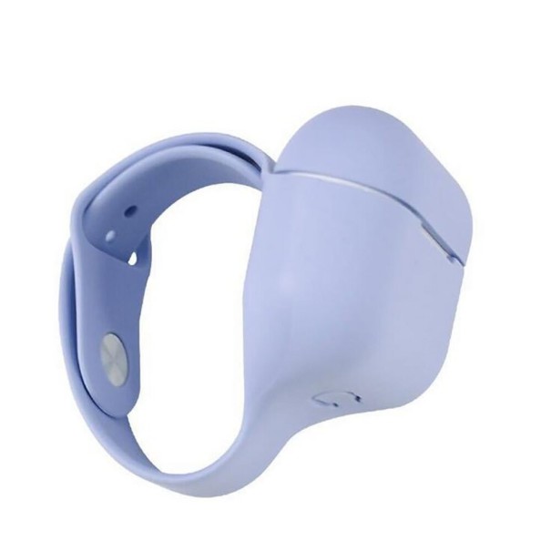 Brățară cu capac de carcasă pentru Apple Airpods Pro albastru deschis Brățară cu capac de carcasă pentru Apple Airpods Pro albastru deschis