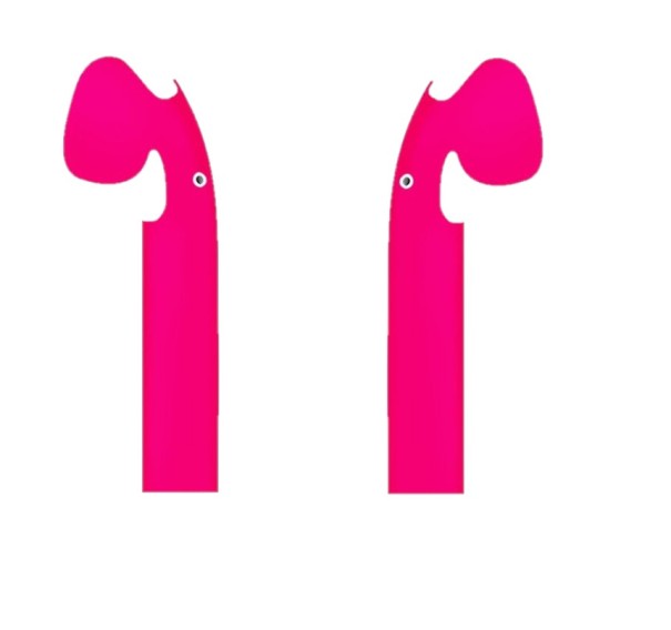 Autocolant de protecție pentru căști Apple Airpods 1 pereche roz închis Autocolant de protecție pentru căști Apple Airpods 1 pereche roz închis