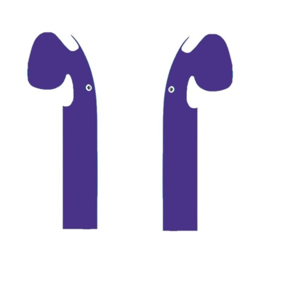 Autocolant de protecție pentru căști Apple Airpods 1 pereche violet Autocolant de protecție pentru căști Apple Airpods 1 pereche violet