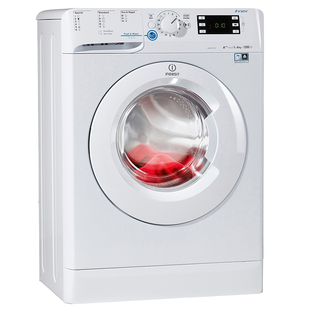 Masina de spalat rufe Indesit XWSNE 61253 W, 1200 rpm, 6 kg, Clasa A+++, Alb Masina de spalat rufe Indesit XWSNE 61253 W, 1200 rpm, 6 kg, Clasa A+++, Alb