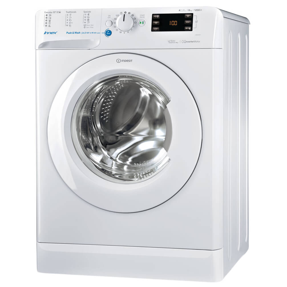 Masina de spalat rufe Indesit BWE 81284X W EU, 8 Kg, 1200 RPM, Clasa A+++ Masina de spalat rufe Indesit BWE 81284X W EU, 8 Kg, 1200 RPM, Clasa A+++