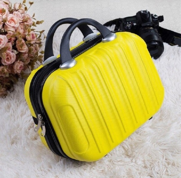 Husa cosmetica pentru femei T508 galben
