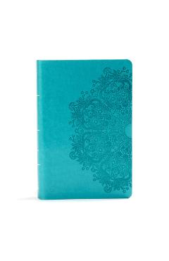 KJV Large Print Personal Size Reference Bible, Teal Leathertouch - Holman Bible Staff KJV Large Print Personal Size Reference Bible, Teal Leathertouch - Holman Bible Staff