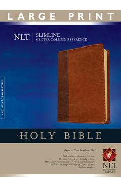 Slimline Center Column Reference Bible-NLT-Large Print - Tyndale Slimline Center Column Reference Bible-NLT-Large Print - Tyndale