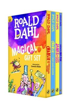 Roald Dahl Magical Gift Set (4 Books): Charlie and the Chocolate Factory, James and the Giant Peach, Fantastic Mr. Fox, Charlie and the Great Glass El - Roald Dahl Roald Dahl Magical Gift Set (4 Books): Charlie and the Chocolate Factory, James and the Giant Peach, Fantastic Mr. Fox, Charlie and the Great Glass El - Roald Dahl