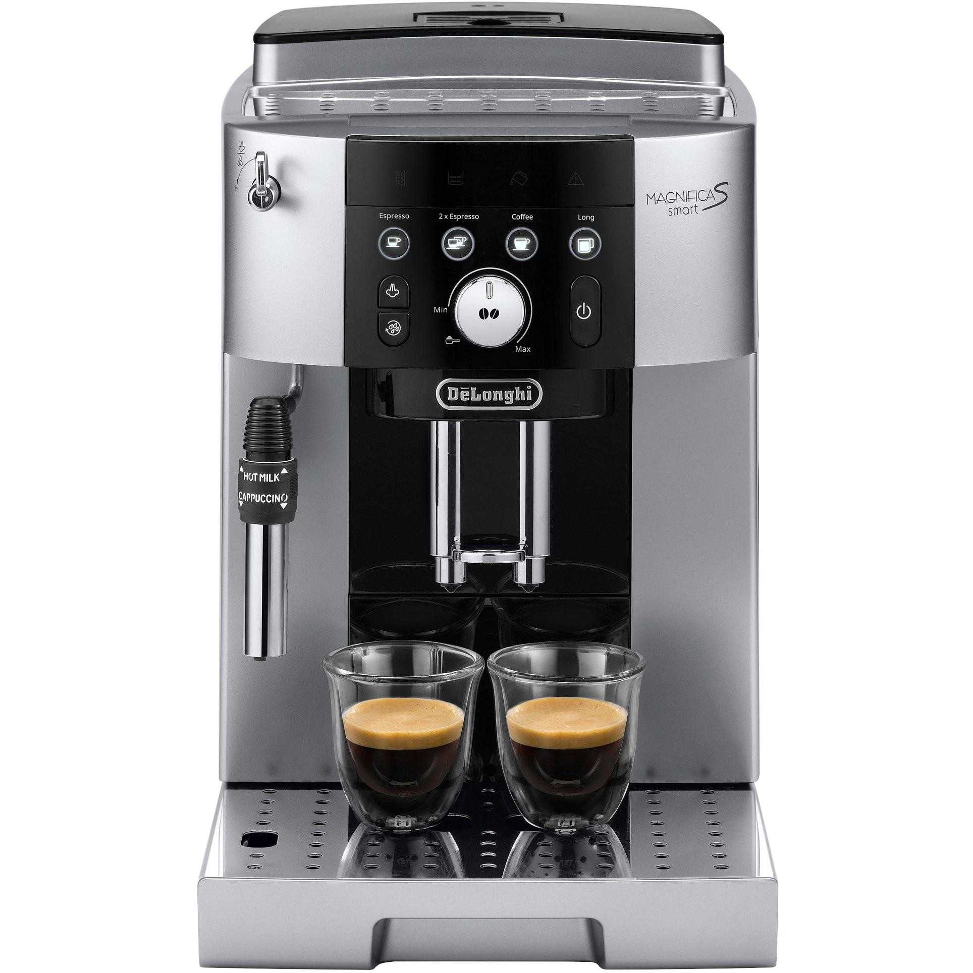 Espressor automat DeLonghi Magnifica S Smart ECAM250.23.SB, 1450 W, 15 bar, Argintiu/Negru Espressor automat DeLonghi Magnifica S Smart ECAM250.23.SB, 1450 W, 15 bar, Argintiu/Negru