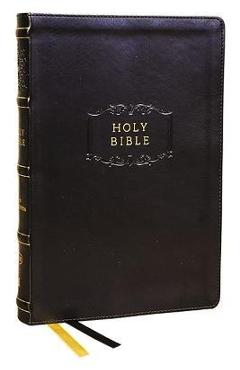 Kjv, Center-Column Reference Bible with Apocrypha, Leathersoft, Black, 73,000 Cross-References, Red Letter, Comfort Print: King James Version - Thomas Nelson Kjv, Center-Column Reference Bible with Apocrypha, Leathersoft, Black, 73,000 Cross-References, Red Letter, Comfort Print: King James Version - Thomas Nelson