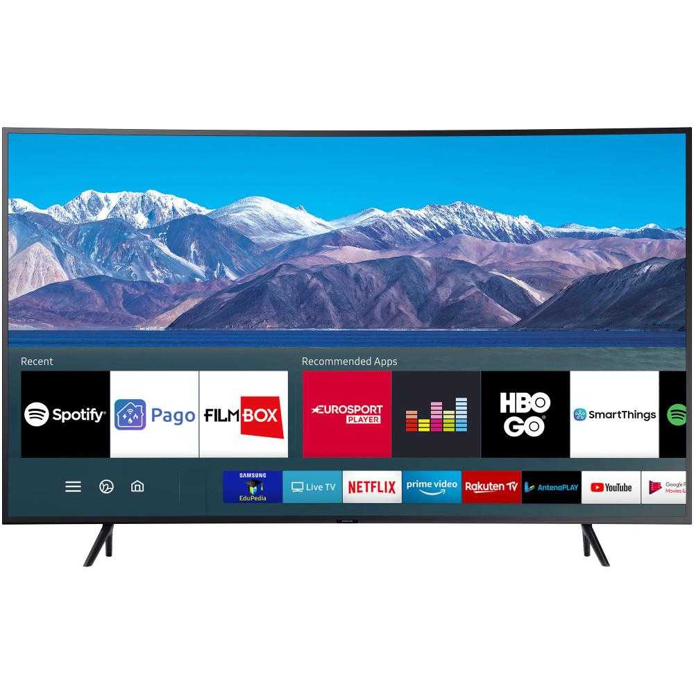 Televizor curbat, Smart LED, Samsung 65TU8372, 163 cm, Ultra HD 4K, Clasa G Televizor curbat, Smart LED, Samsung 65TU8372, 163 cm, Ultra HD 4K, Clasa G