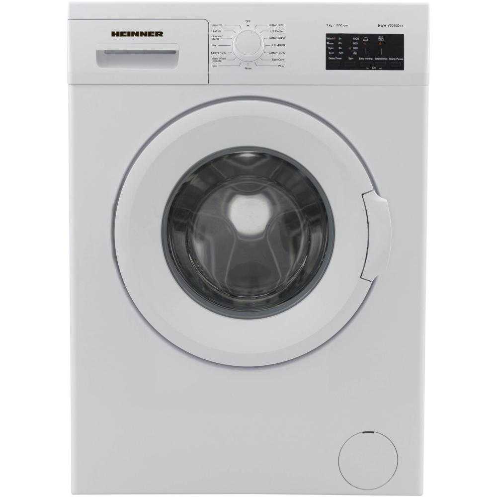 Masina de spalat rufe Heinner HWM-V7010D++, 1000 RPM, 7 kg, Clasa D, (clasificare energetica veche Clasa A++) Masina de spalat rufe Heinner HWM-V7010D++, 1000 RPM, 7 kg, Clasa D, (clasificare energetica veche Clasa A++)
