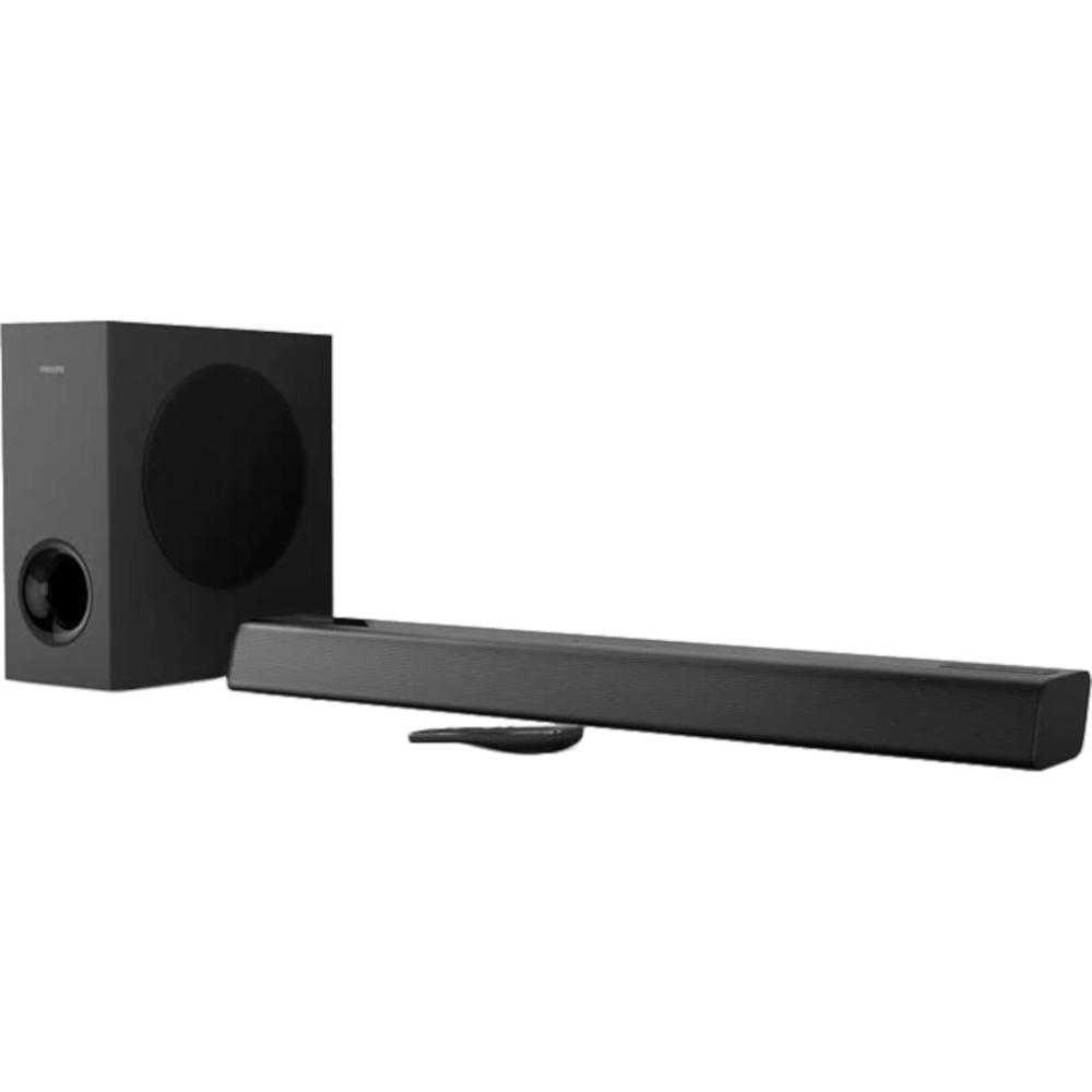 Soundbar Philips TAPB405/10, 2.1 ch, 120W, Subwoofer wireless, Dolby Audio, Negru Soundbar Philips TAPB405/10, 2.1 ch, 120W, Subwoofer wireless, Dolby Audio, Negru