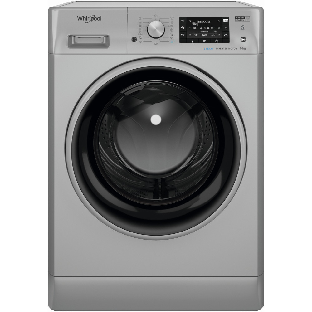 Masina de spalat rufe Whirlpool FFD 9458 SBSV EU, 1400 RPM, 9 kg, Tehnologia al Saselea Simt, Motor Inverter, Fresh Care+, Clasa B Masina de spalat rufe Whirlpool FFD 9458 SBSV EU, 1400 RPM, 9 kg, Tehnologia al Saselea Simt, Motor Inverter, Fresh Care+, Clasa B