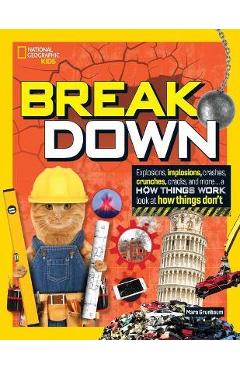Break Down!: Explosions, Implosions, Crashes, Crunches, Cracks, and More ... a How Things Work Look at How Things Break - Mara Grunbaum Break Down!: Explosions, Implosions, Crashes, Crunches, Cracks, and More ... a How Things Work Look at How Things Break - Mara Grunbaum