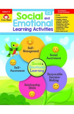 Social and Emotional Learning Activities, Grades 5-6 - Evan-moor Educational Publishers Social and Emotional Learning Activities, Grades 5-6 - Evan-moor Educational Publishers