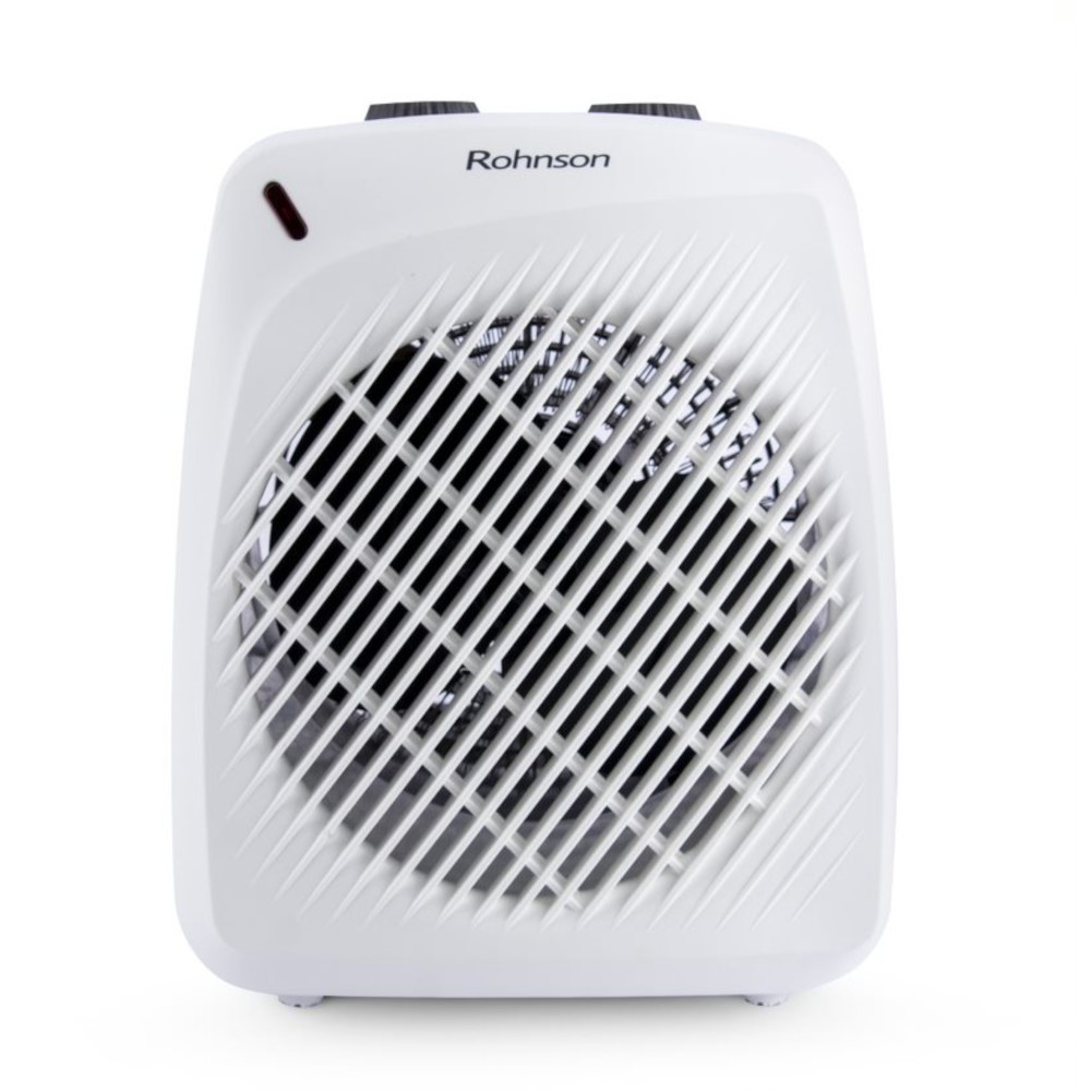 Aeroterma Rohnson R6064, 2000W, 2 setari de putere, 3 setari temperatura, Indicator luminos , Protectia impotriva rasturnarii/supraincalzirii Aeroterma Rohnson R6064, 2000W, 2 setari de putere, 3 setari temperatura, Indicator luminos , Protectia impotriva rasturnarii/supraincalzirii