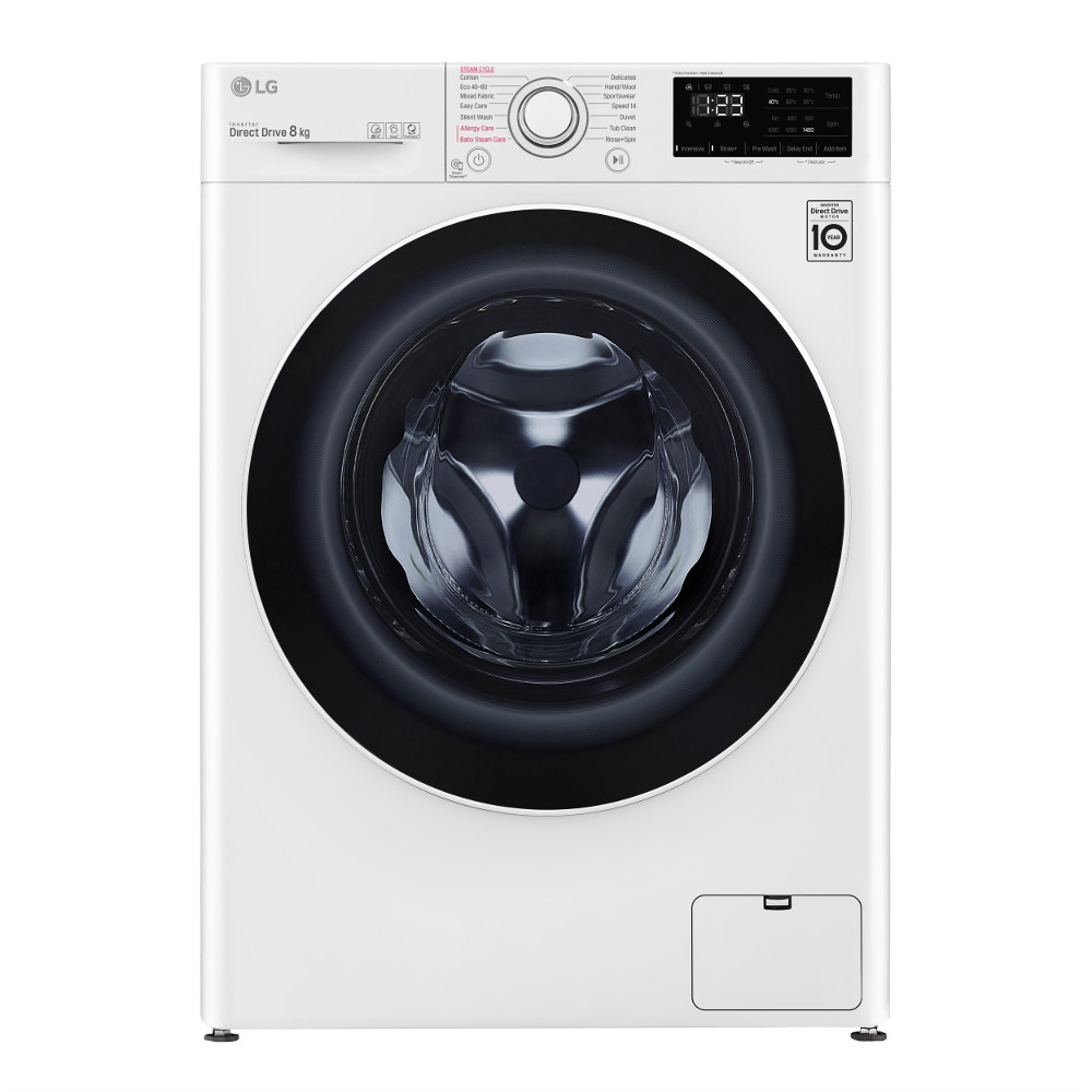 Masina de spalat rufe LG F4WV328S0E, 1400 RPM, 8 kg, Motor Inverter, Smart Diagnosis, Silent Wash, Baby Steam Care, Allergy Care, Clasa C Masina de spalat rufe LG F4WV328S0E, 1400 RPM, 8 kg, Motor Inverter, Smart Diagnosis, Silent Wash, Baby Steam Care, Allergy Care, Clasa C