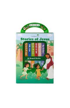 My Little Library: Stories of Jesus (12 Board Books) - Little Grasshopper Books My Little Library: Stories of Jesus (12 Board Books) - Little Grasshopper Books