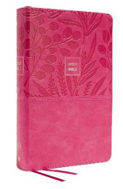 Kjv, Personal Size Large Print Single-Column Reference Bible, Leathersoft, Pink, Red Letter, Comfort Print: Holy Bible, King James Version - Thomas Nelson Kjv, Personal Size Large Print Single-Column Reference Bible, Leathersoft, Pink, Red Letter, Comfort Print: Holy Bible, King James Version - Thomas Nelson