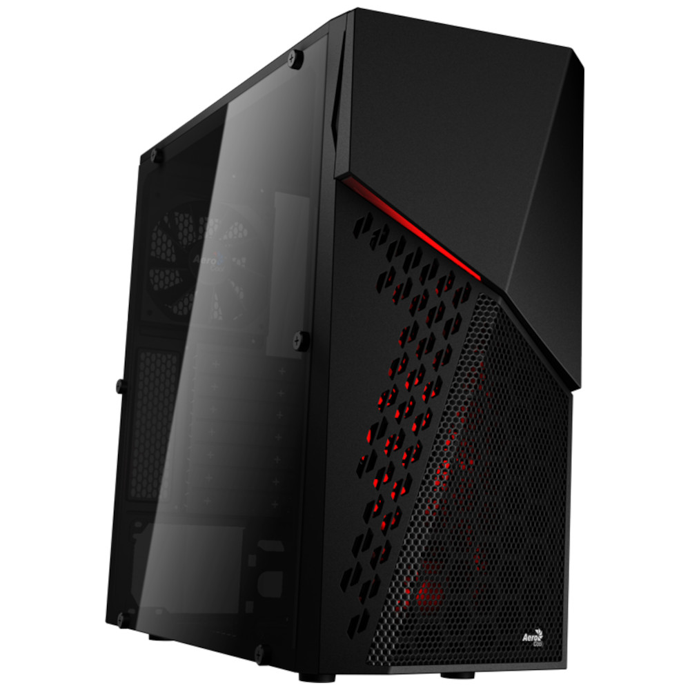 Carcasa Aerocool CyberX Advance, Middle Tower, fara sursa, ATX, Negru Carcasa Aerocool CyberX Advance, Middle Tower, fara sursa, ATX, Negru