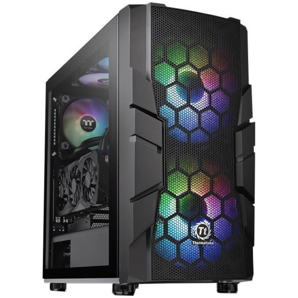 Carcasa Thermaltake Commander C33, ARGB, Mid-Tower, fara sursa, ATX, Negru Carcasa Thermaltake Commander C33, ARGB, Mid-Tower, fara sursa, ATX, Negru