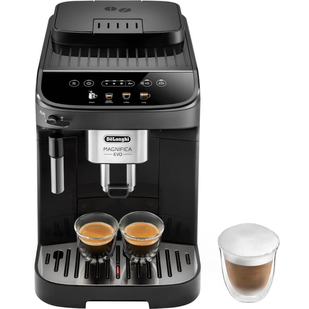 Espressor automat DeLonghi ECAM290.21.B, 1450 W, 1.8 L, 15 Bar, Ecran tactil, Oprire automata, Suport reglabil, Sistem spumare a laptelui, Rasnita metalica, Negru Espressor automat DeLonghi ECAM290.21.B, 1450 W, 1.8 L, 15 Bar, Ecran tactil, Oprire automata, Suport reglabil, Sistem spumare a laptelui, Rasnita metalica, Negru