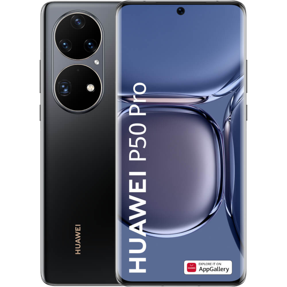 Telefon mobil Huawei P50 Pro, Dual SIM, 8GB RAM, 256GB, 4G, Golden Black Telefon mobil Huawei P50 Pro, Dual SIM, 8GB RAM, 256GB, 4G, Golden Black