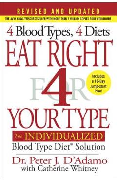 Eat Right 4 Your Type: The Individualized Blood Type Diet Solution - Peter J. D'adamo Eat Right 4 Your Type: The Individualized Blood Type Diet Solution - Peter J. D'adamo