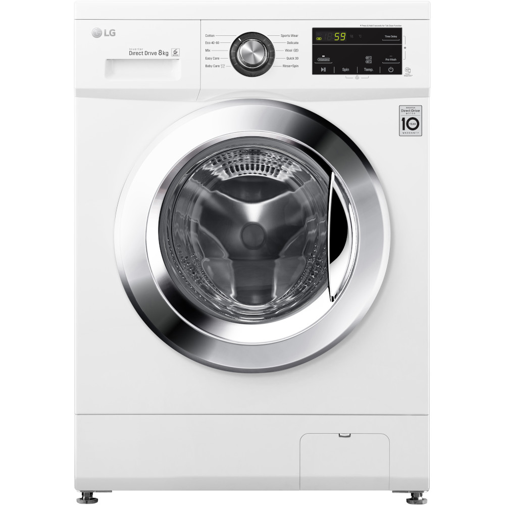 Masina de spalat rufe LG F4J3TN5WE, 1400 RPM, 8 kg, Smart Diagnosis, 6MotionDD, BabyCare, Clasa D Masina de spalat rufe LG F4J3TN5WE, 1400 RPM, 8 kg, Smart Diagnosis, 6MotionDD, BabyCare, Clasa D