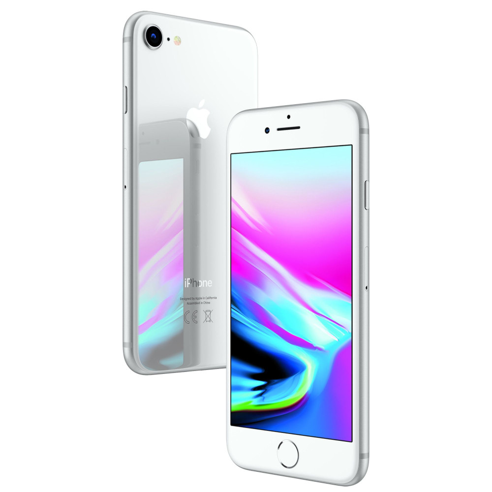 Telefon mobil Apple iPhone 8, 64GB, Silver, Reconditionat, Garantie 12 luni Telefon mobil Apple iPhone 8, 64GB, Silver, Reconditionat, Garantie 12 luni
