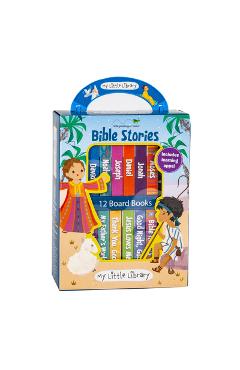 My Little Library: Bible Stories (12 Board Books & 3 Downloadable Apps!) - Little Grasshopper Books My Little Library: Bible Stories (12 Board Books & 3 Downloadable Apps!) - Little Grasshopper Books