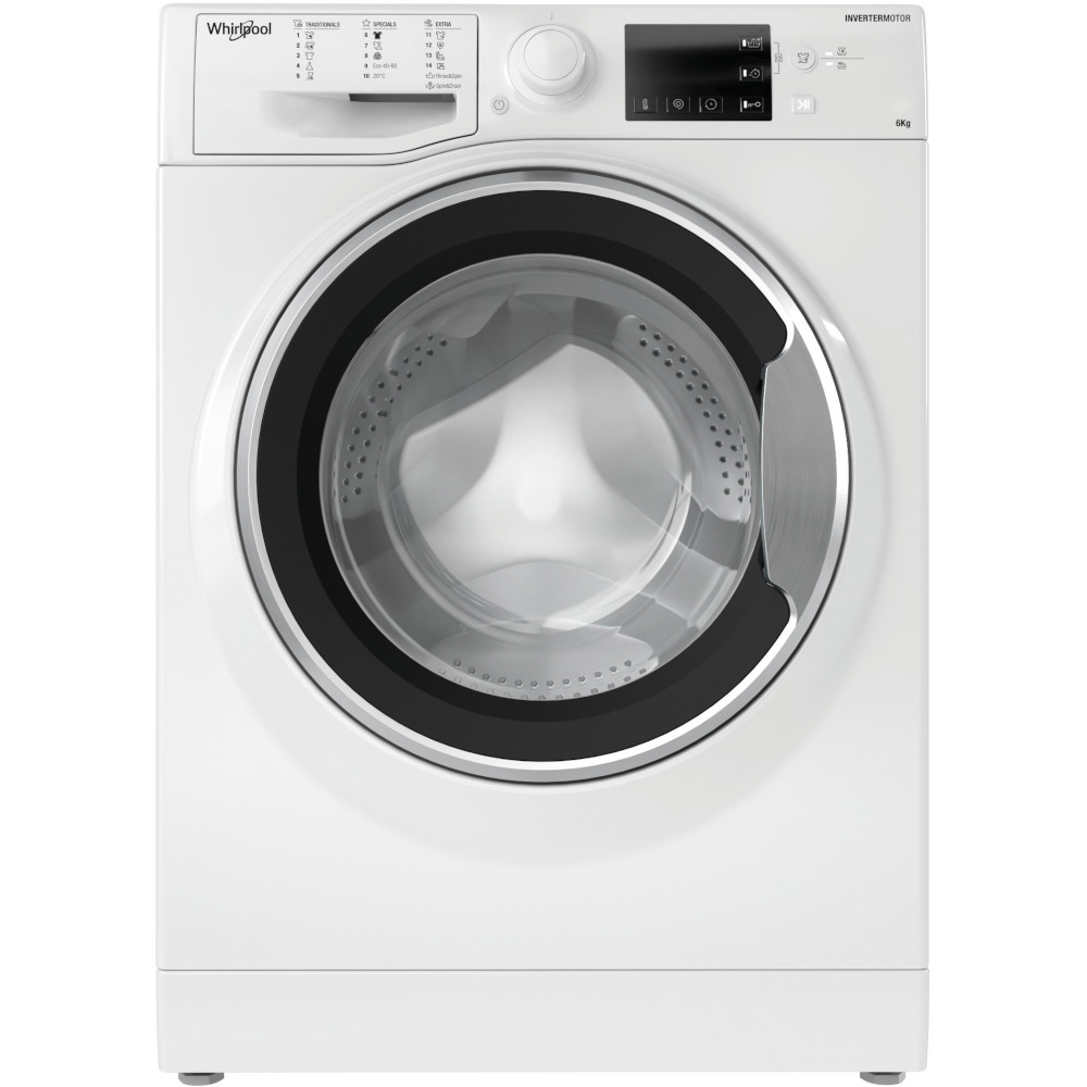 Masina de spalat rufe Whirlpool WRBSB 6228 W EU, 1200 RPM, 6 kg, Clasa E Masina de spalat rufe Whirlpool WRBSB 6228 W EU, 1200 RPM, 6 kg, Clasa E