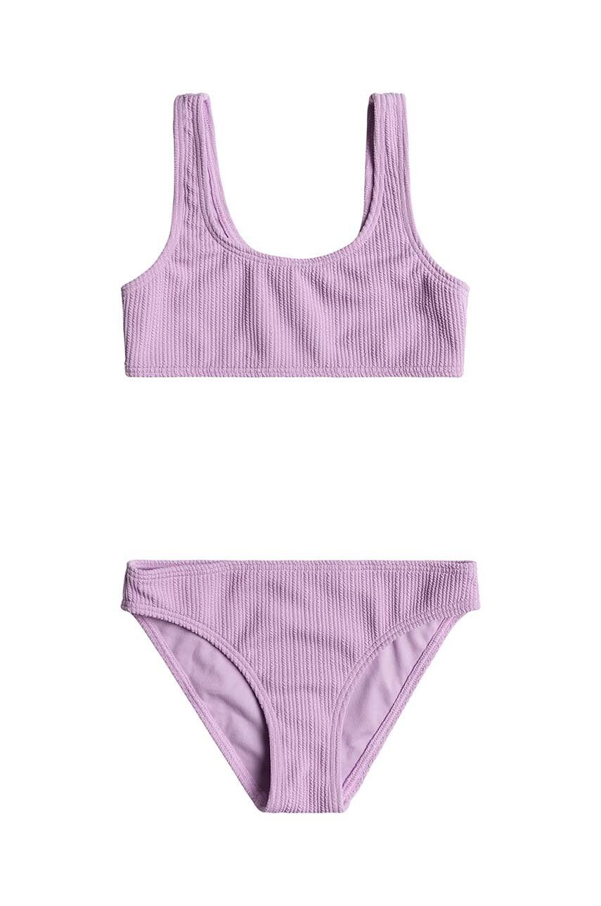 Roxy costum de baie pentru copii din două piese ARUBA RG culoarea violet Roxy costum de baie pentru copii din două piese ARUBA RG culoarea violet