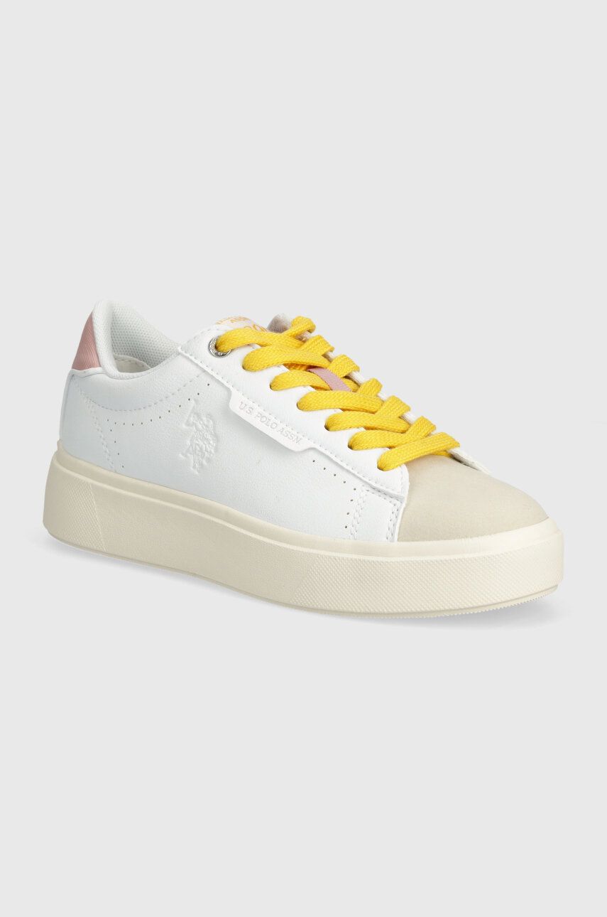 U.S. Polo Assn. sneakers ASHLEY culoarea alb, ASHLEY006W 4YS1 U.S. Polo Assn. sneakers ASHLEY culoarea alb, ASHLEY006W 4YS1