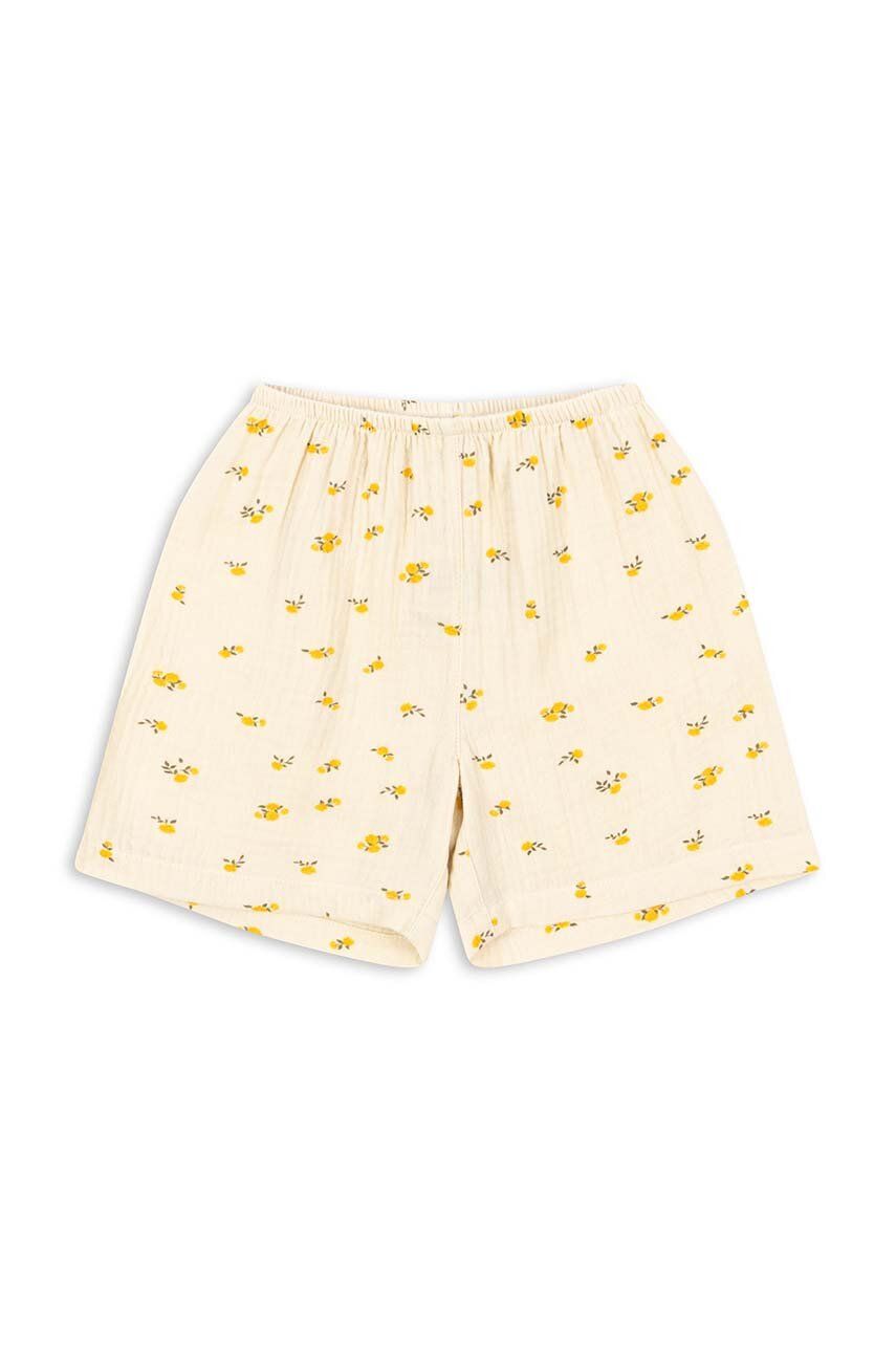 Konges Sløjd pantaloni scurți din bumbac pentru copii culoarea portocaliu, modelator Konges Sløjd pantaloni scurți din bumbac pentru copii culoarea portocaliu, modelator