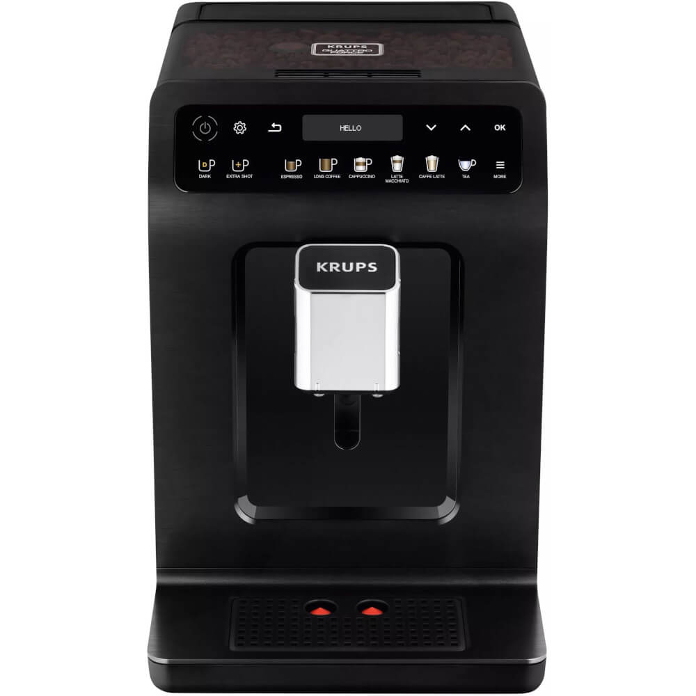 Espressor automat KRUPS Evidence EA890D10, Tehnologie Quattro Force, Functie Extra Shot, 1450 W, 15 retete, Negru Espressor automat KRUPS Evidence EA890D10, Tehnologie Quattro Force, Functie Extra Shot, 1450 W, 15 retete, Negru