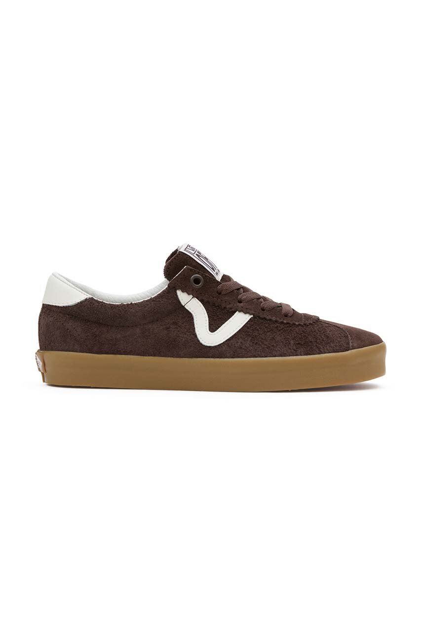 Vans tenisi din piele intoarsa Sport Low culoarea maro, VN000CQRZR61 Vans tenisi din piele intoarsa Sport Low culoarea maro, VN000CQRZR61