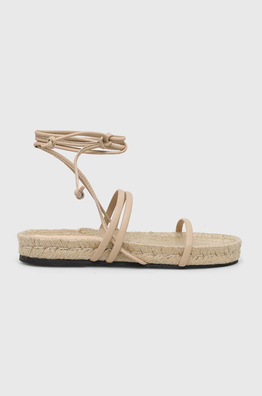 Alohas sandale de piele Rayna femei, culoarea bej, S100322.03 Alohas sandale de piele Rayna femei, culoarea bej, S100322.03