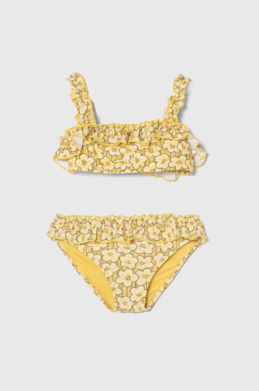 zippy costum de baie pentru copii din două piese culoarea galben zippy costum de baie pentru copii din două piese culoarea galben