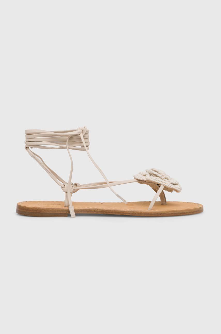 Alohas sandale de piele Jakara femei, culoarea bej, S100253.03 Alohas sandale de piele Jakara femei, culoarea bej, S100253.03