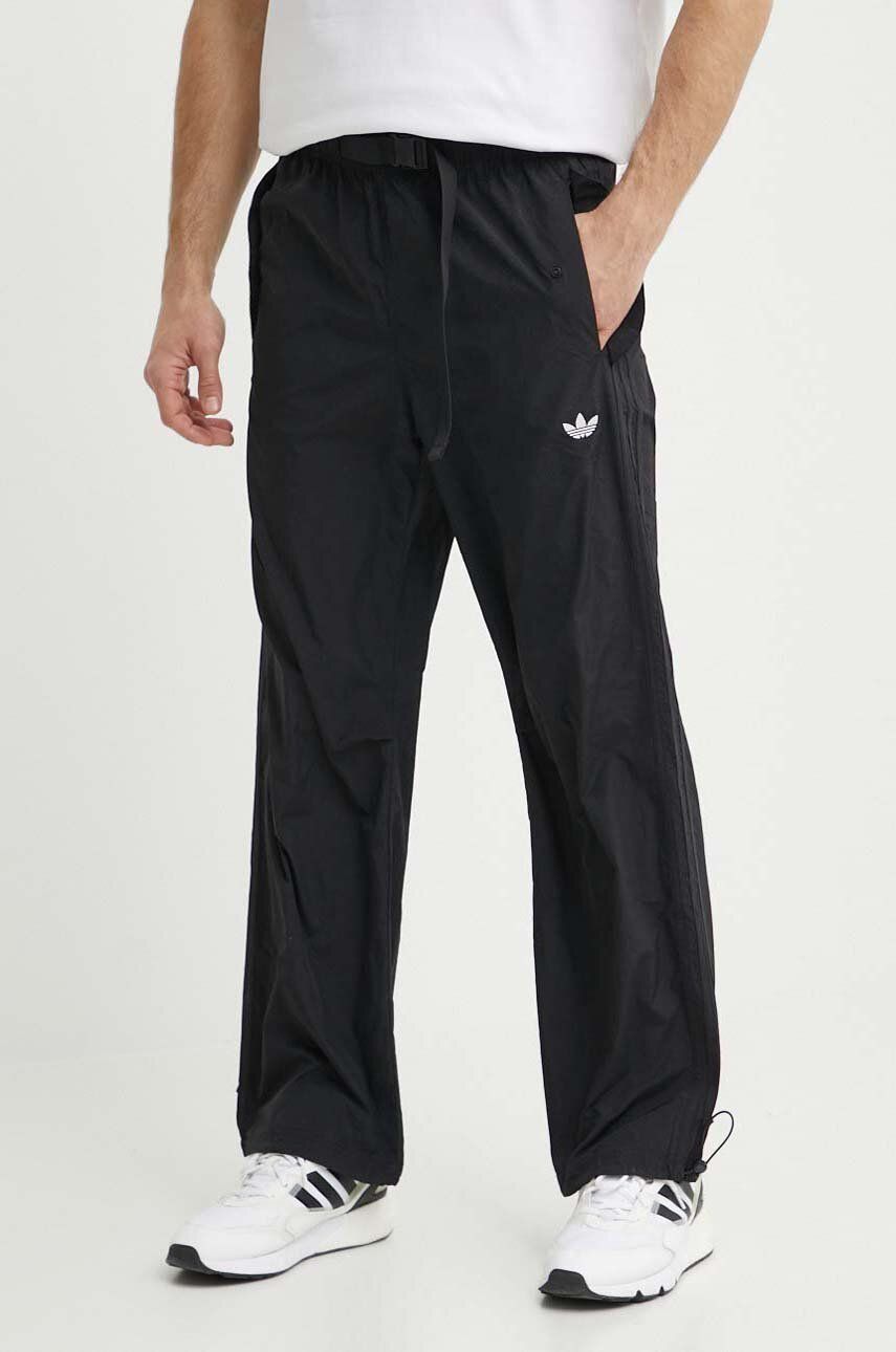 adidas Originals pantaloni de trening culoarea negru, neted, IS0188 adidas Originals pantaloni de trening culoarea negru, neted, IS0188