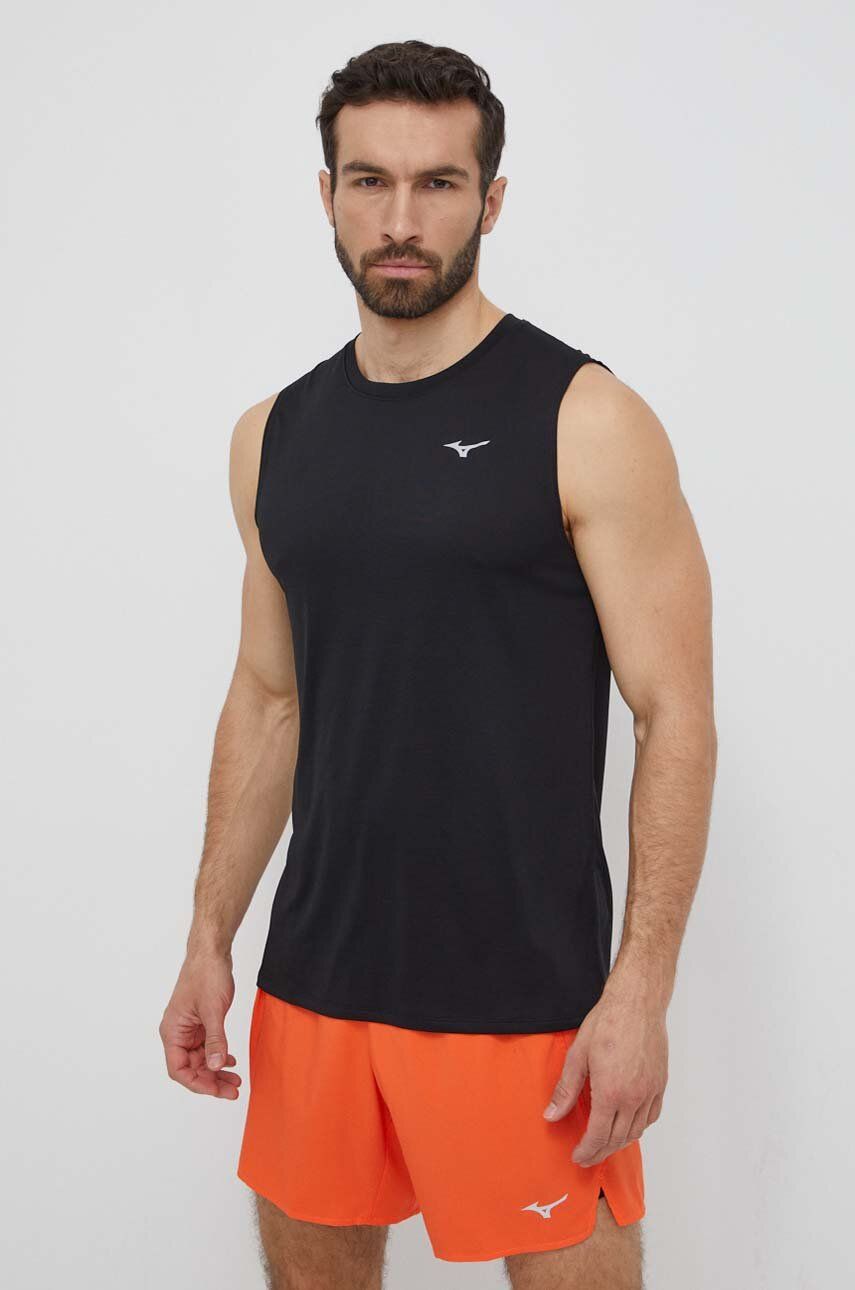 Mizuno tricou de alergare Impulse Core culoarea negru, J2GAB011 Mizuno tricou de alergare Impulse Core culoarea negru, J2GAB011