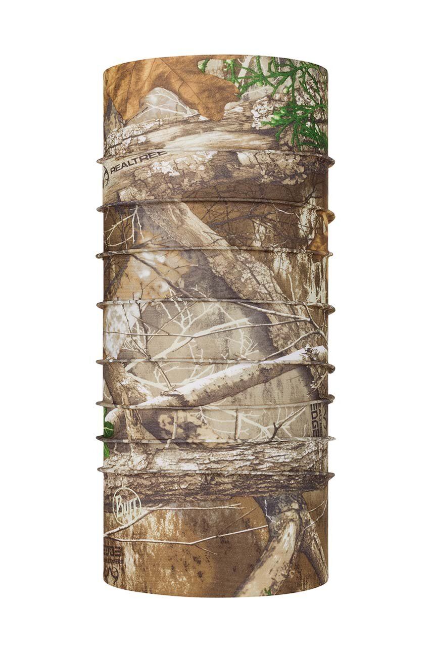 Buff fular împletit Coolnet UV culoarea maro, cu model, 122624 Buff fular împletit Coolnet UV culoarea maro, cu model, 122624