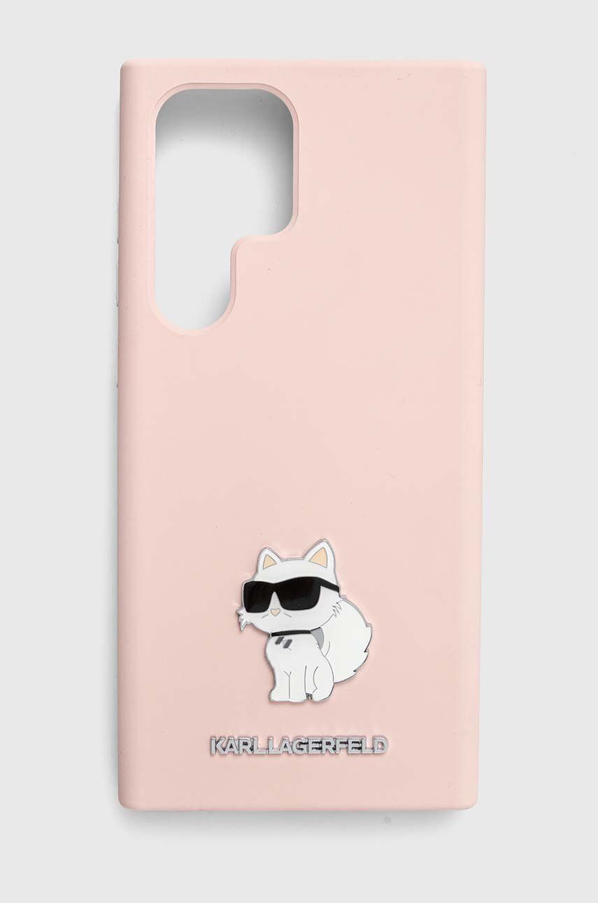 Karl Lagerfeld Husă pentru telefon S23 Ultra S918 culoarea roz Karl Lagerfeld Husă pentru telefon S23 Ultra S918 culoarea roz