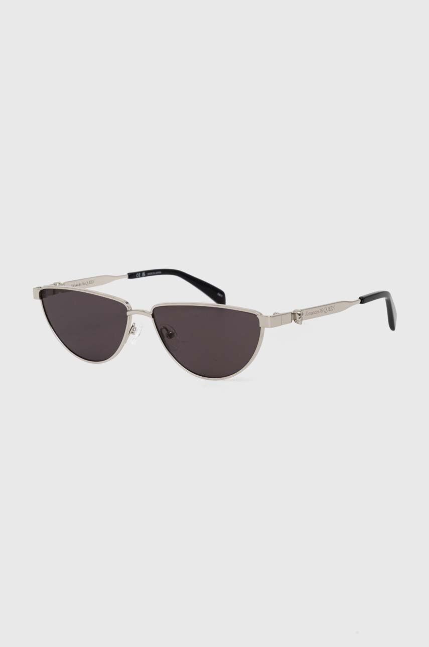 Alexander McQueen ochelari de soare femei, culoarea argintiu, AM0456S Alexander McQueen ochelari de soare femei, culoarea argintiu, AM0456S
