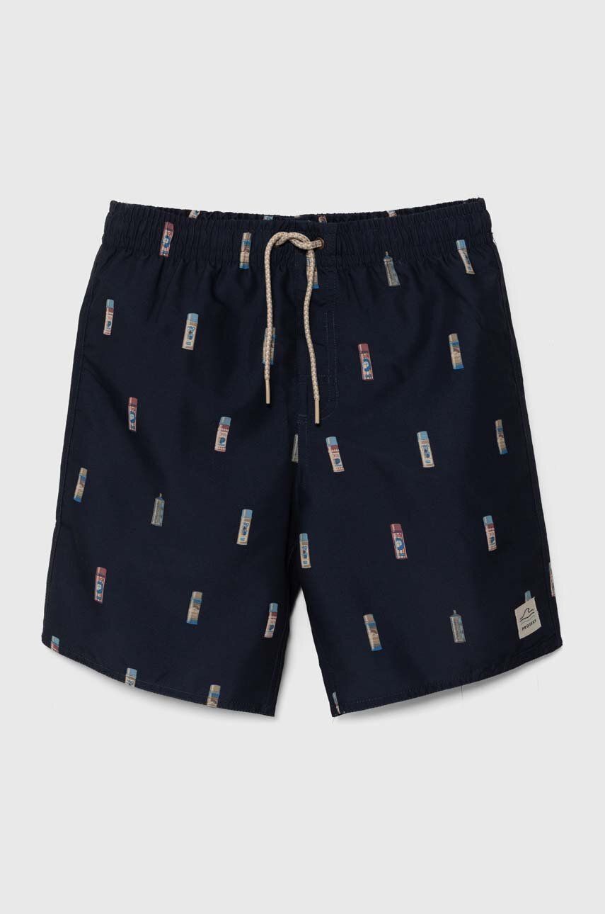 Protest pantaloni scurti de baie copii PRTBITMAP culoarea albastru marin Protest pantaloni scurti de baie copii PRTBITMAP culoarea albastru marin