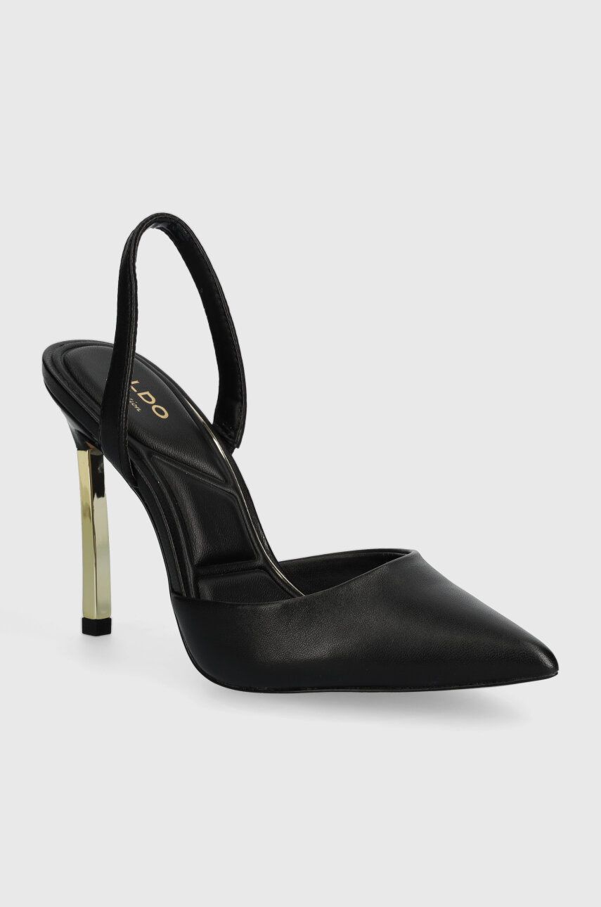 Aldo stilettos de piele Shimmy culoarea negru, 13743840.Shimmy Aldo stilettos de piele Shimmy culoarea negru, 13743840.Shimmy