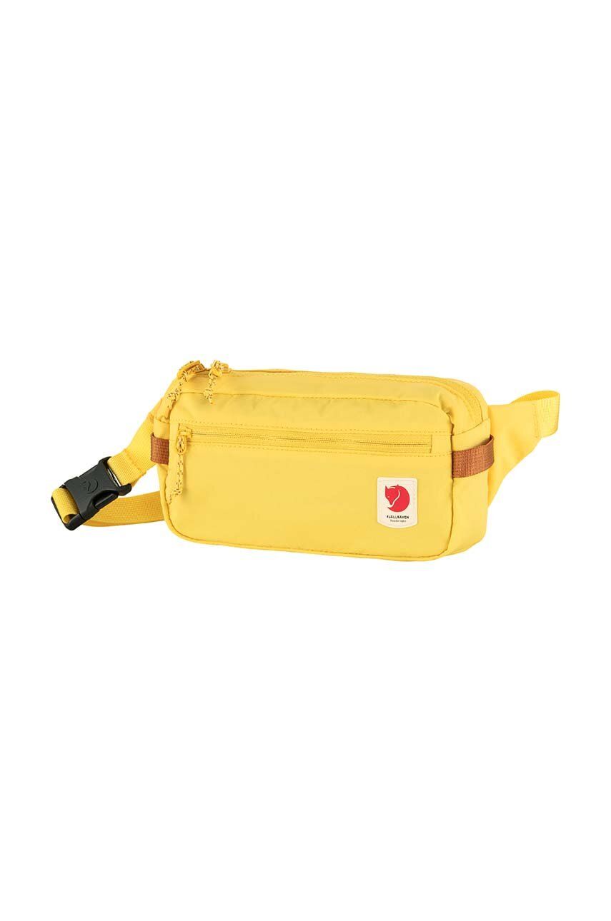 Fjallraven borseta High Coast Hip Pack culoarea galben, F23223 Fjallraven borseta High Coast Hip Pack culoarea galben, F23223