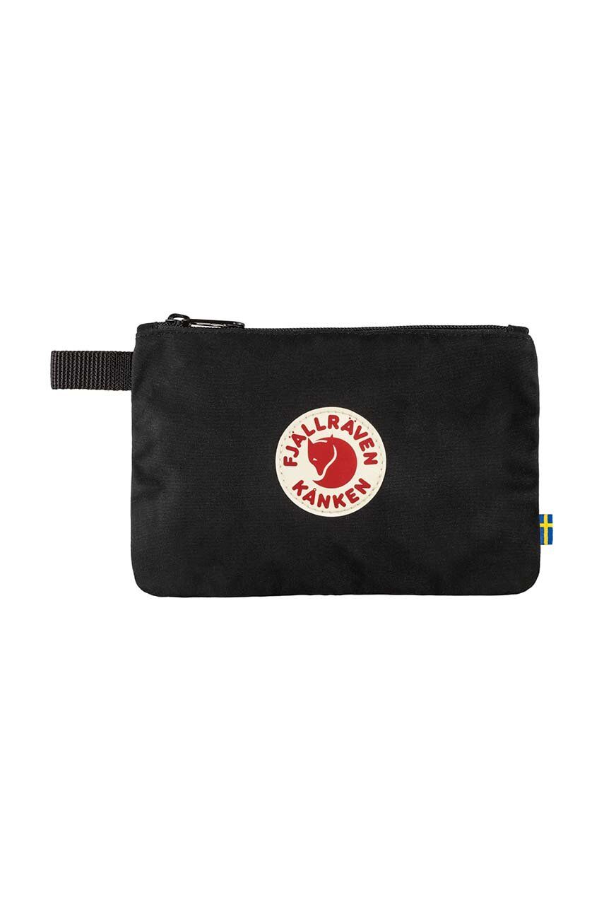Fjallraven portfard Kanken Gear Pocket culoarea negru, F25863 Fjallraven portfard Kanken Gear Pocket culoarea negru, F25863