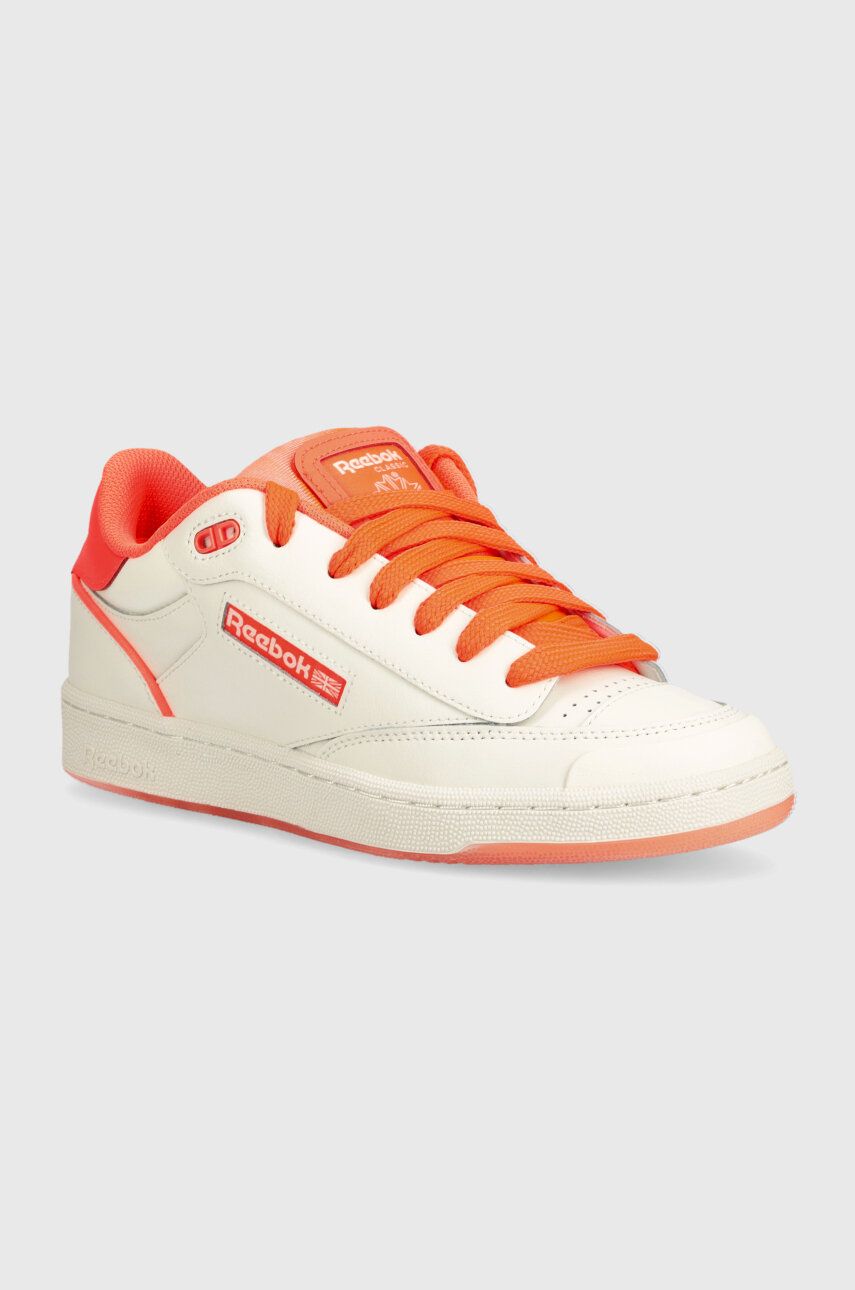 Reebok Classic sneakers din piele Club C culoarea bej, 100074249 Reebok Classic sneakers din piele Club C culoarea bej, 100074249