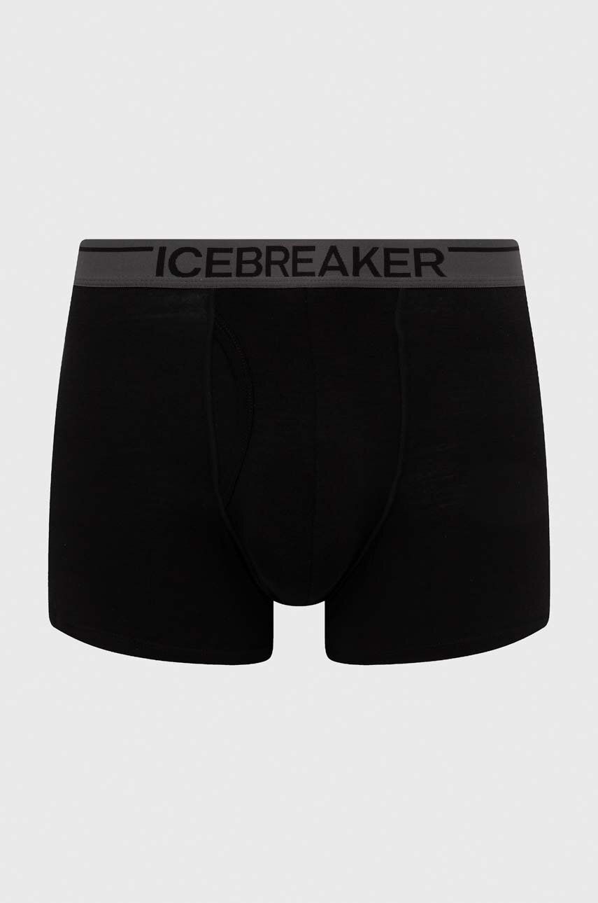 Icebreaker lenjerie functionala Anatomica Boxers culoarea negru, IB1030300101 Icebreaker lenjerie functionala Anatomica Boxers culoarea negru, IB1030300101
