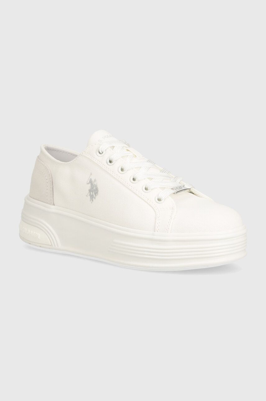 U.S. Polo Assn. sneakers ASUKA culoarea alb, ASUKA002W 4CS1 U.S. Polo Assn. sneakers ASUKA culoarea alb, ASUKA002W 4CS1
